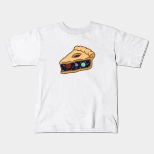 Deep Space Pie Slice Kids T-Shirt